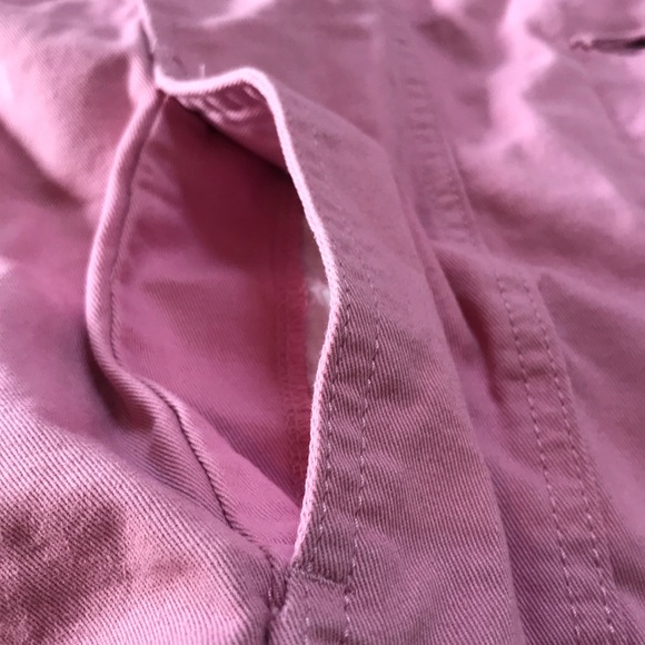 Pink 100% cotton canvas jacket - Picture 5 of 6